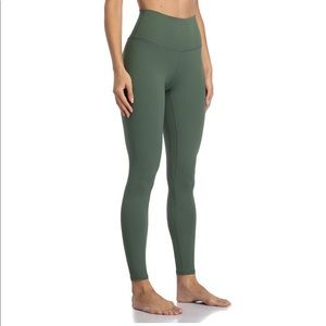 28″ High Waisted Brushed Leggings - Olive